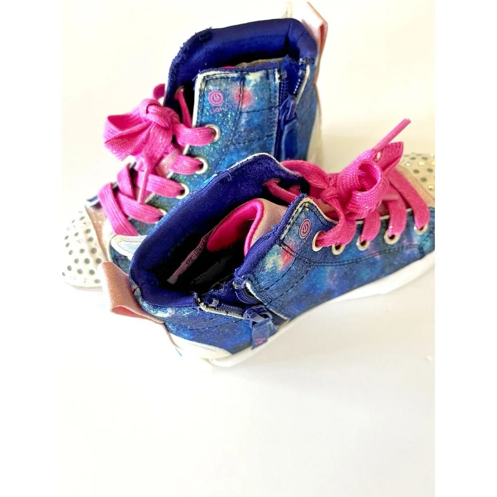 Skechers Twinkle Magic Hot Pink Kids Preschool Unicorn Casual Shoe SZ11.5 Flaws